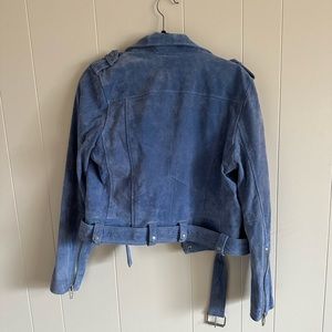 Blank nuce blue suede jacket barely used